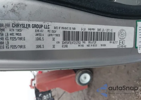 2010 Dodge Journey Se из США, поврежденный, VIN 3D4PG4FB1AT212763